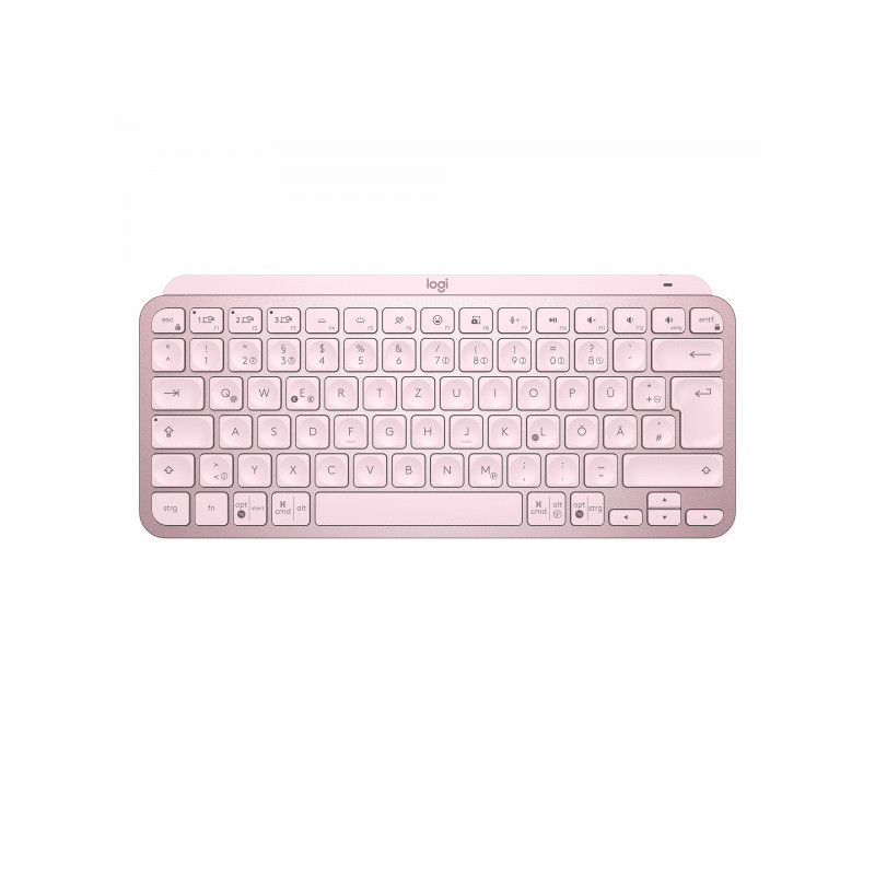 Logitech MX Keys Mini Bluetooth Tastatur - beleuchtet Rosa - 920-010481