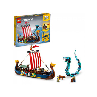 LEGO Creator 3 in 1 - Le bateau viking et le serpent (31132)