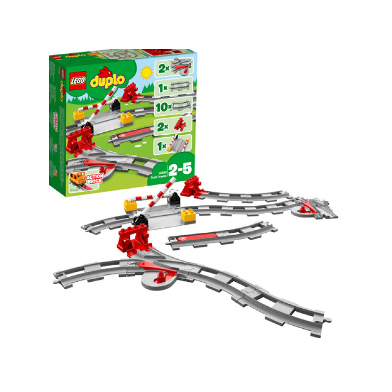 LEGO duplo - Les rails du train. 23pcs (10882)