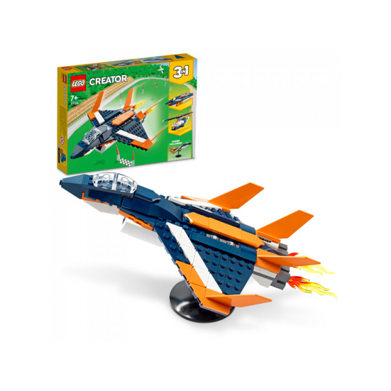 LEGO Creator 3 in 1 - Supersonic Jet (31126)