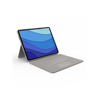 Logitech Clavier QWERTZ Bluetooth pour iPad Pro 12.9 5./6 Sable 920-010216