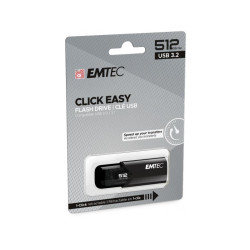 Emtec USB Flash Drive B110 Click Easy 512GB Black - USB 3.2