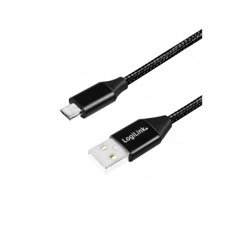 Câble LogiLink USB 2.0 vers connecteur micro-USB 1.0m CU0144 