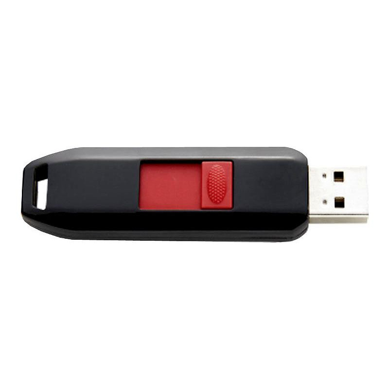 Clé USB 32GB Intenso FlashDrive Buiness Line - blister noir/rouge 