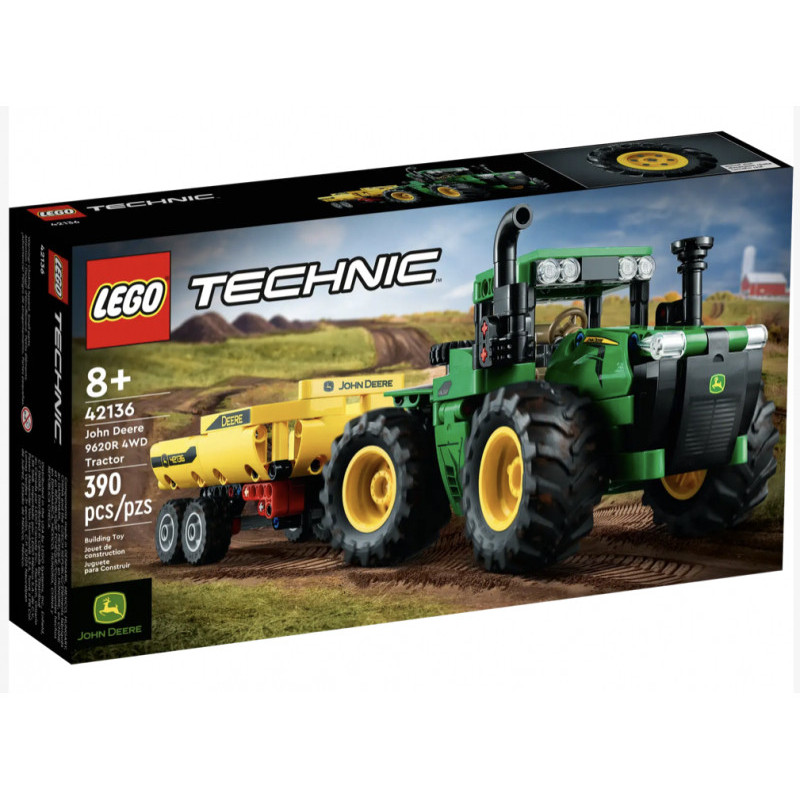 LEGO Technic - Tracteur John Deere 9620R 4WD (42136)