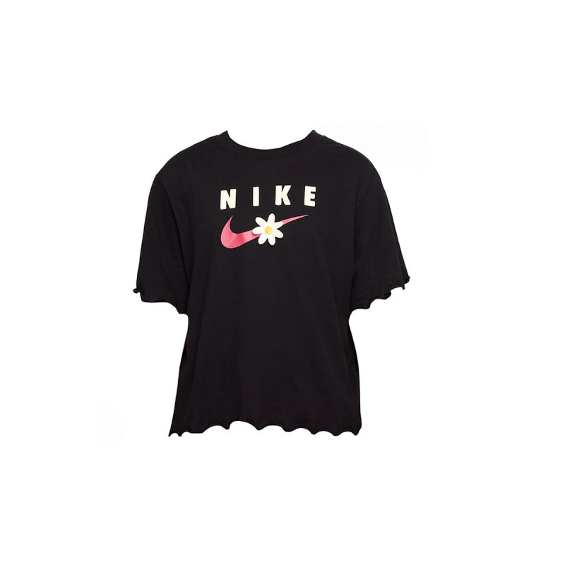 Maglia a Maniche Corte per Bambini TEE ENERGY BOXY FRILLY  Nike DO1351 Nero