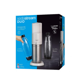 SodaStream Soda Maker DUO blanc comprenant 1 bouteille en verre et 1 bouteille en PET 1016812490