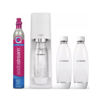 SodaStream Soda Maker Terra Valuepack blanc incl. 2 bouteilles  2270215