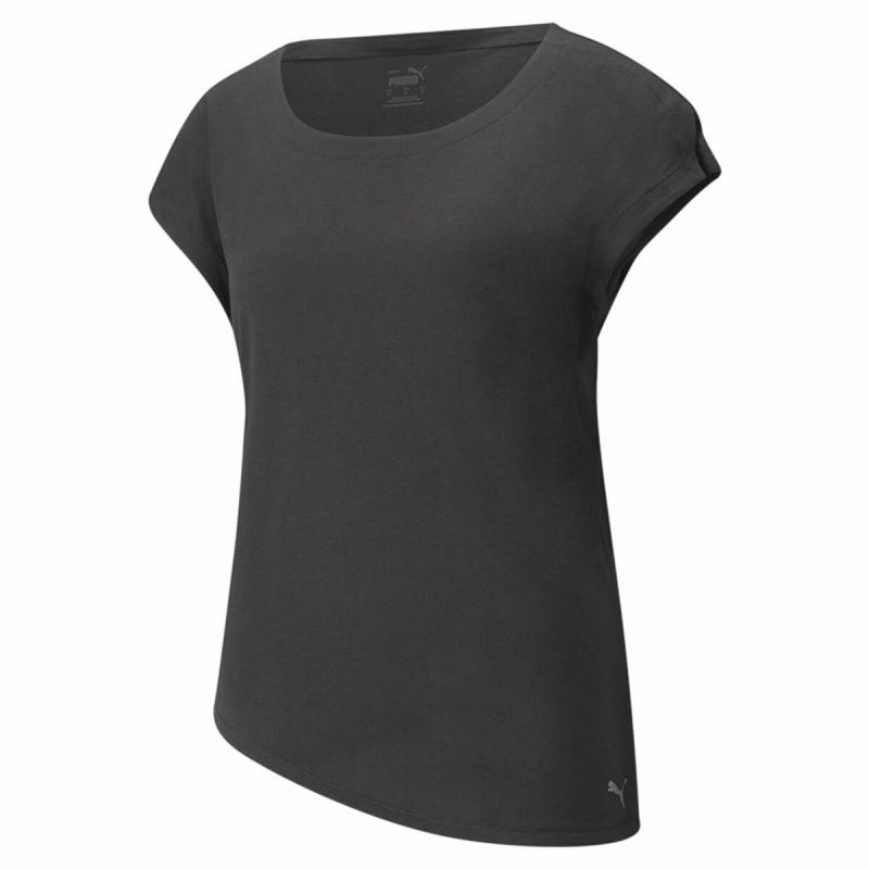 Damen Kurzarm-T-Shirt Puma Studio Foundation Schwarz