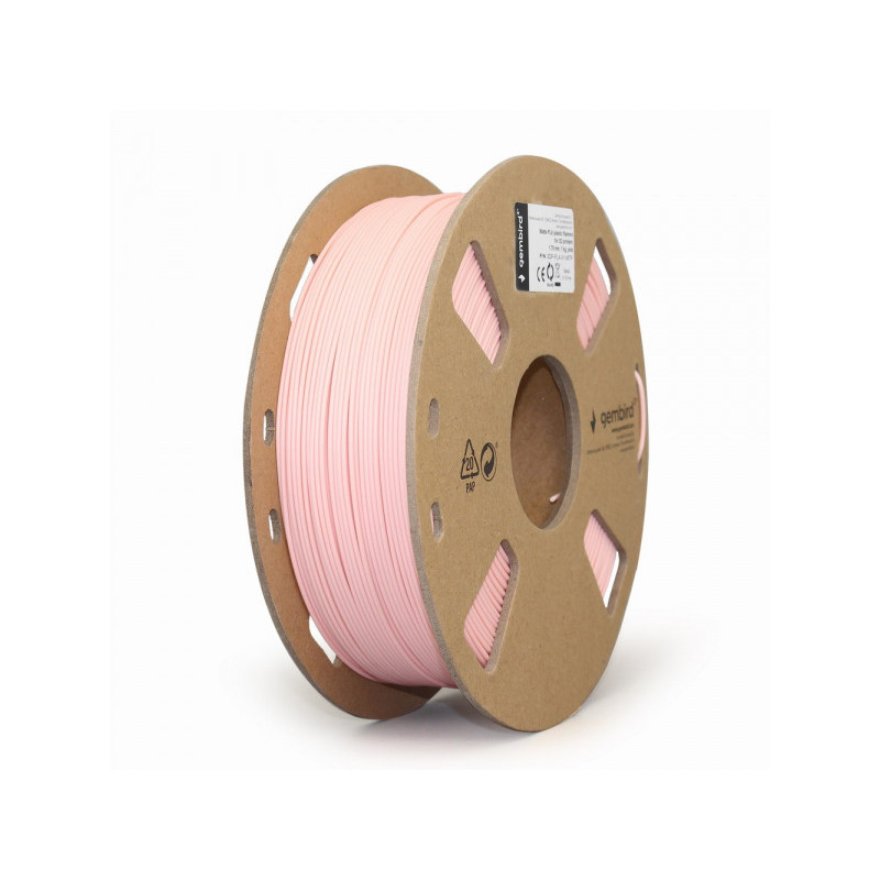 Gembird Filament Matte PLA pink 1.75mm 1kg 3DP-PLA-01-MTP