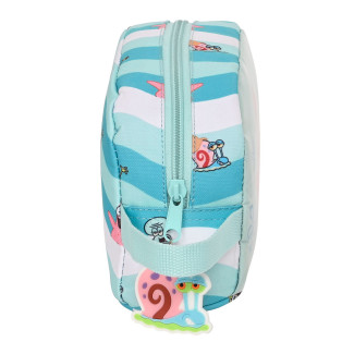 Sac glacière goûter Spongebob Stay positive Bleu Blanc (21.5 x 12 x 6.5 cm)