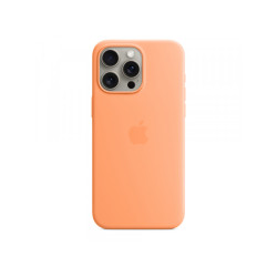 Apple iPhone 15 Pro Max Silicone Case with MagSafe Orange Sorbet MT1W3ZM/A