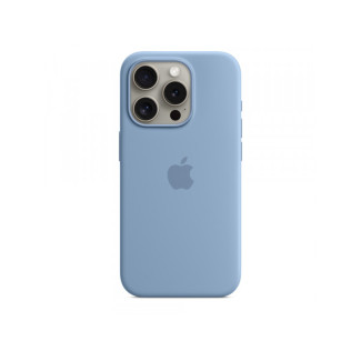 Apple iPhone 15 Pro Silicone Case with MagSafe Winter Blue MT1L3ZM/A