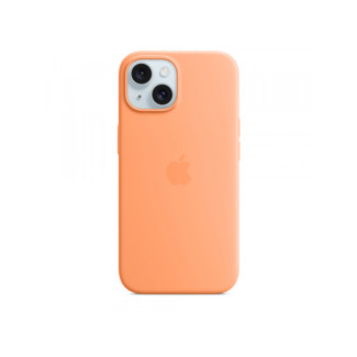 Apple iPhone 15 Silicone Case with MagSafe Orange Sorbet MT0W3ZM/A