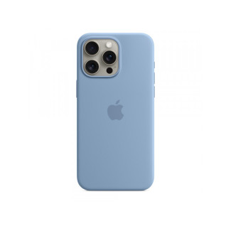 Apple iPhone 15 Pro Max Silicone Case with MagSafe Winter Blue MT1Y3ZM/A