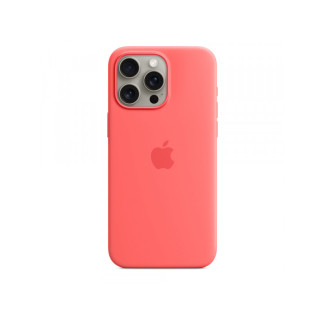 Apple iPhone 15 Pro Max Silicone Case with MagSafe Guava MT1V3ZM/A