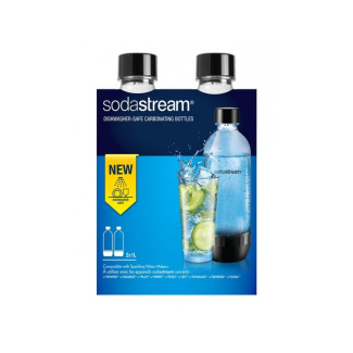 SodaStream Tritan-Bottle 1L black Duopack