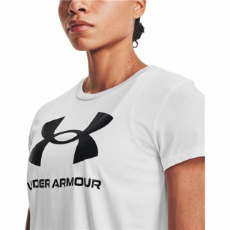 T-shirt à manches courtes femme Under Armour Sportstyle Blanc