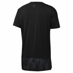 Herren Kurzarm-T-Shirt Reebok Schwarz