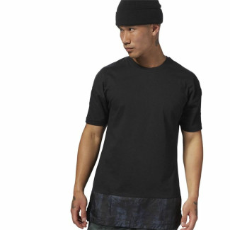 Camiseta de Manga Corta Hombre Reebok Negro