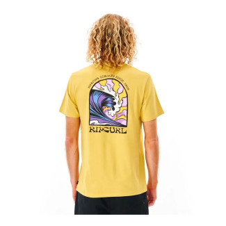 T-shirt à manches courtes homme Rip Curl Jaune Homme