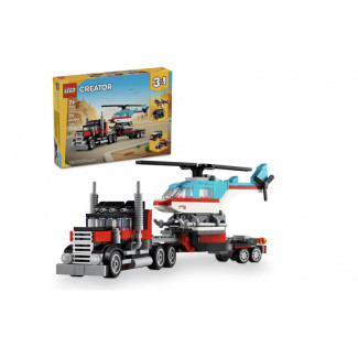 LEGO Creator 3 in 1 - Le camion remorque avec hélicoptère (31146)