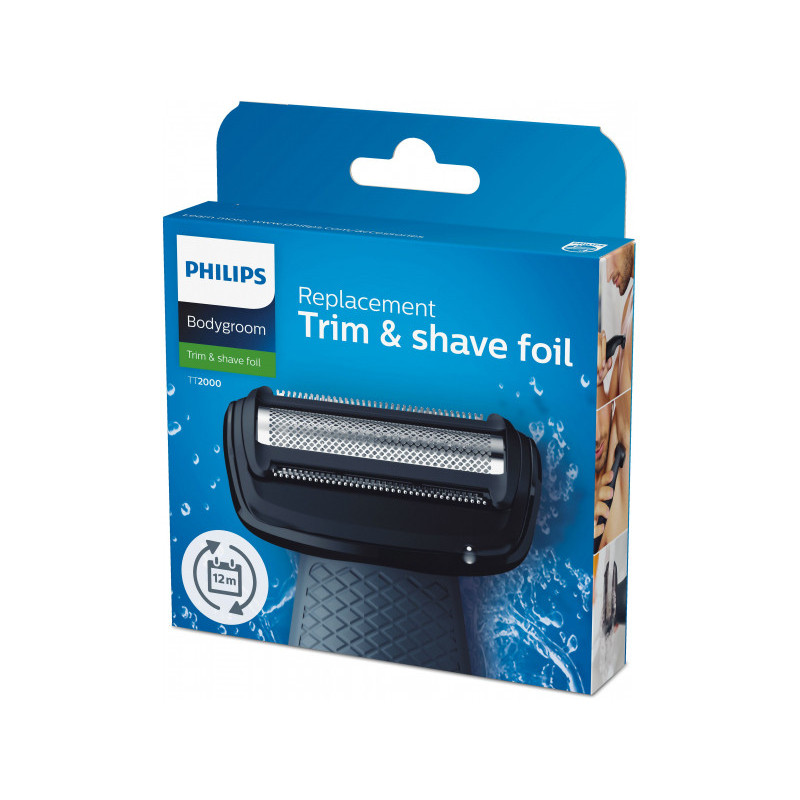 Philips TT2000 Grille de rechange pour tondeuses corps BodyGroom Shave Foil TT2000/43