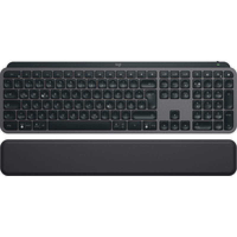 Logitech MX Keys S + Palm Rest Keyboard DE-Layout 920-011567