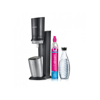 SodaStream Soda Maker Crystal 3.0 incl 1 Glass Bottle Steel 1016411410