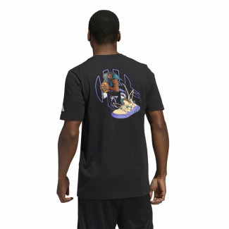 T-shirt à manches courtes homme Adidas Avatar James Harden Graphic Noir