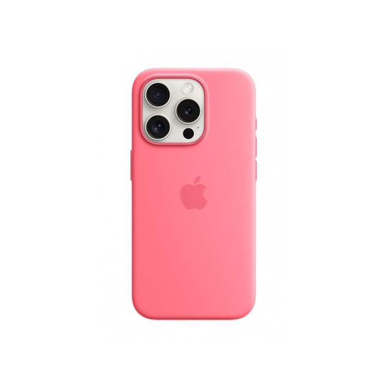 Apple iPhone 15 Pro Silicone Case MagSafe Pink MWNJ3ZM/A