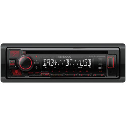 Kenwood Autoradio numérique CD/USB Bluetooth Spotify DAB+ KDC-BT450DAB