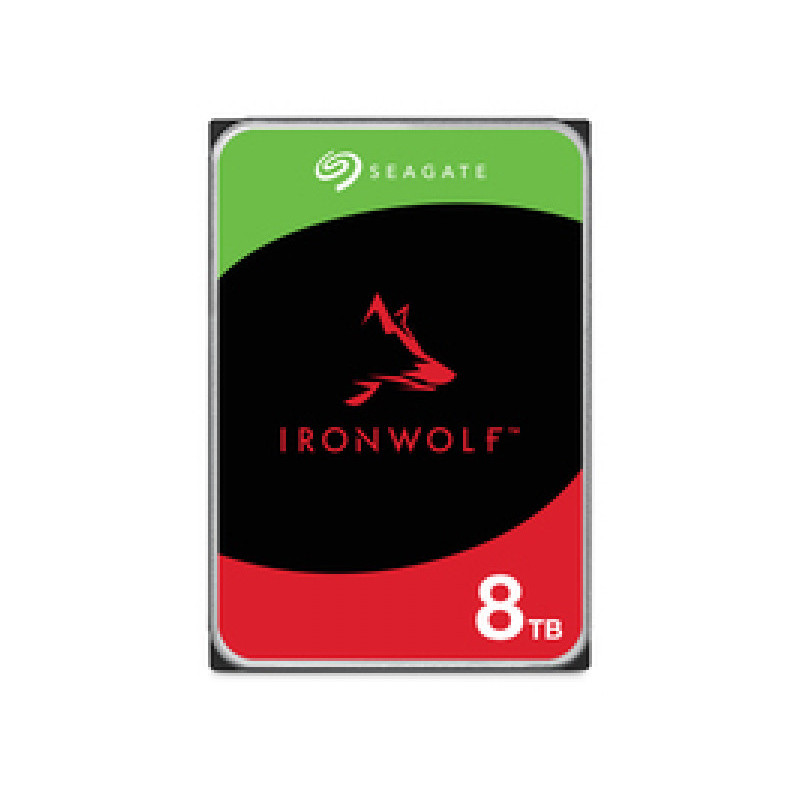 Seagate Disque Dur IronWolf 3.5 pouces  8To 5400 tr/min 256Mo NAS ST8000VN002