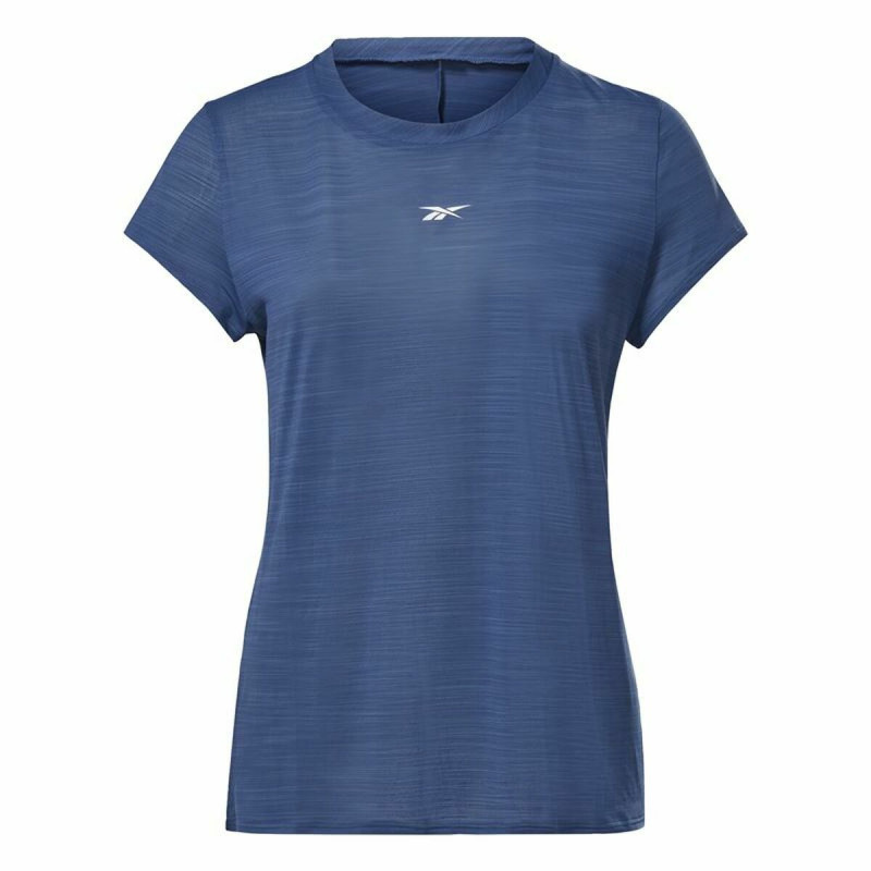 Maglia a Maniche Corte Donna Reebok Workout Ready Blu scuro