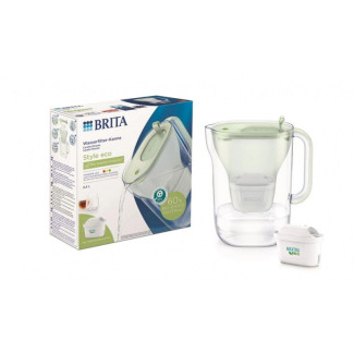 BRITA carafe filtrante Style Eco Green + 1 cartouche Maxtra Pro 128012