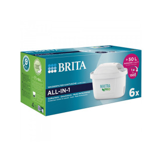 BRITA Pack de 6 cartouches de filtration  Maxtra Pro Tout-en-un 122041