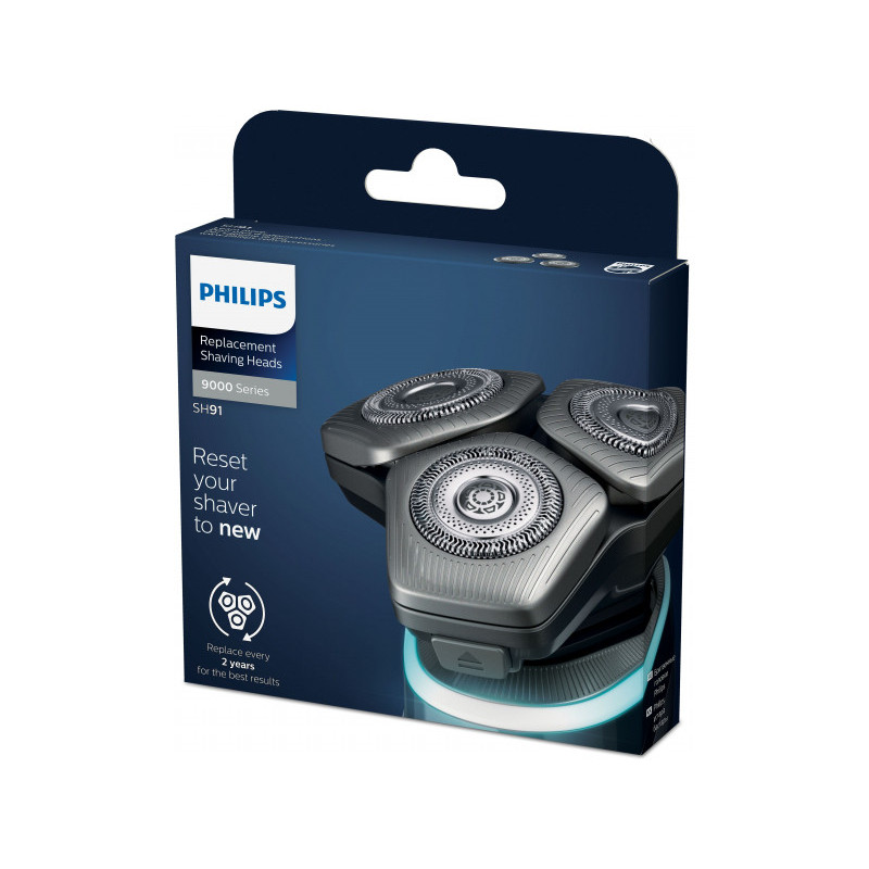 Philips SH91/50 Pack de 3 têtes de rasage électriques de rechange