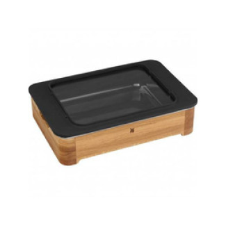 WMF Casserole Dish with Serving Frame and Lid Black/Natural 05.0230.5291