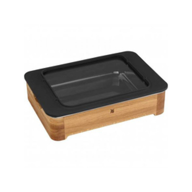 WMF Casserole Dish with Serving Frame and Lid Black/Natural 05.0230.5291