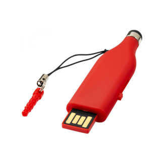 USB FlashDrive 4Go rouge avec stylet (2 en 1)