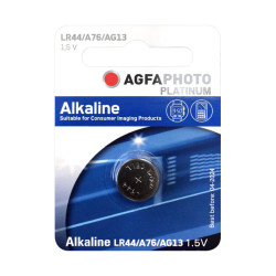 AGFAPHOTO Batterie Alkaline LR44/AG13 1.5V Blister (1-Pack) 150-803470 