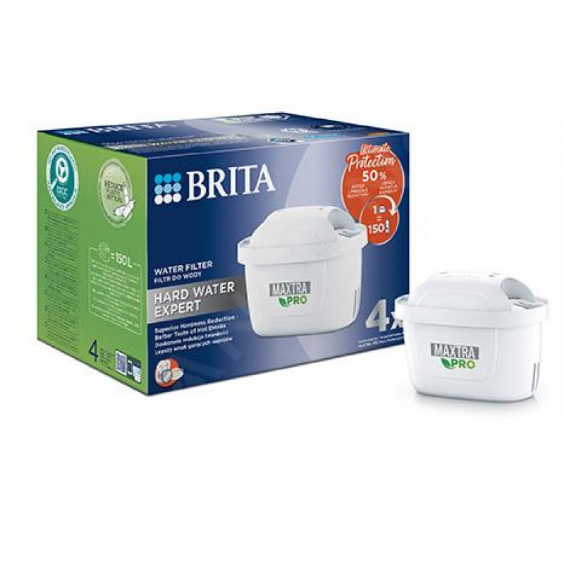 Brita Water Filter Maxtra Pro 4 Hard Water Expert (4pcs)