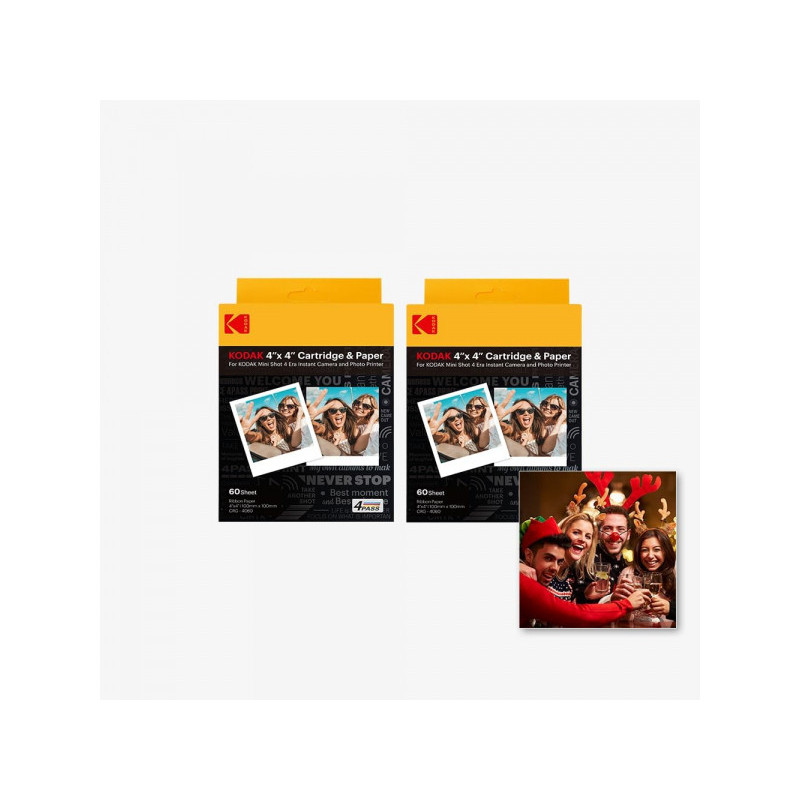 KODAK Cartridge 4x4 Inch 120 Sheets (KOICRG4060P60)