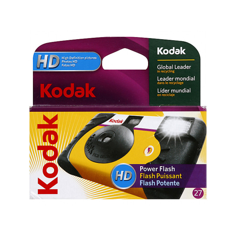 KODAK 35mm Camera Power Flash HD (KOCAMKDKPFDSU1) - Disposable