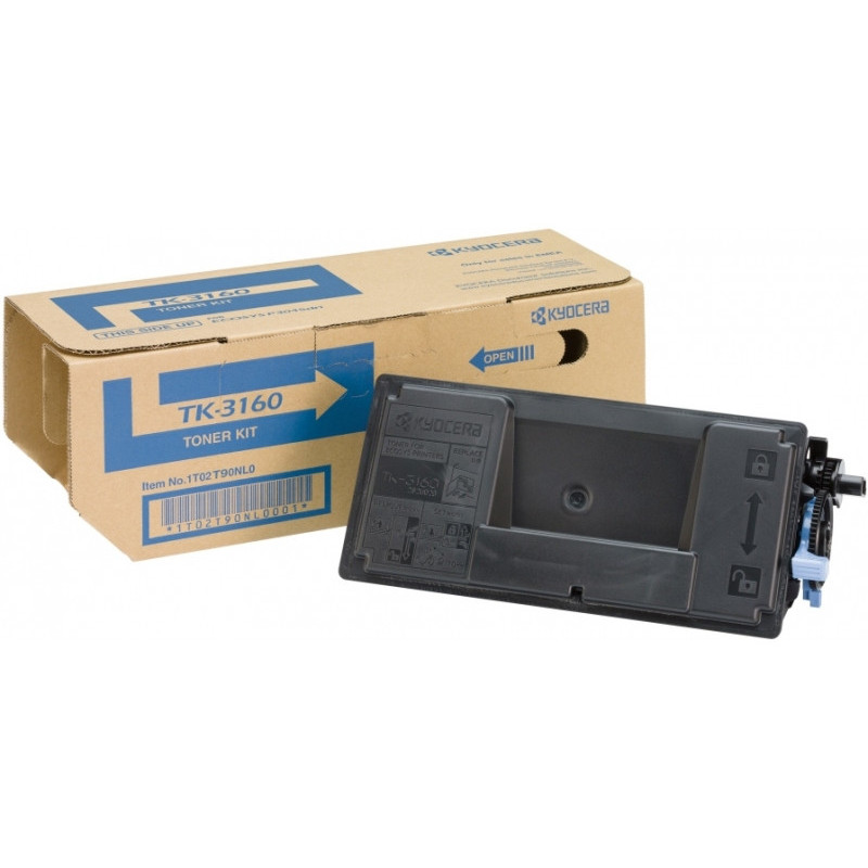 Kyocera Lasertoner TK-3160 Black 12.500 Seiten 1T02T90NL1 