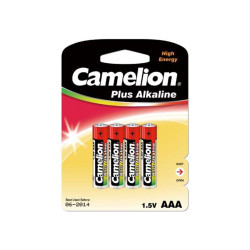Camelion Pack de 4 piles Alcaline LR03 Micro AAA