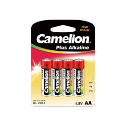 Camelion Pack de 4 piles  Alcaline LR6 Mignon AA