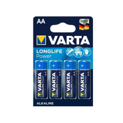 Varta Paquet de 4 piles longue durée LR06 Mignon AA