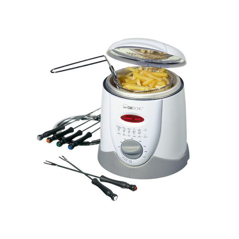 Friteuse et Fondue Clatronic FFR 2916 (blanc) Friteuse et Fondue Clatronic FFR 2916 (blanc)
