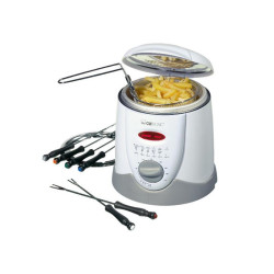 Friteuse et Fondue Clatronic FFR 2916 (blanc)